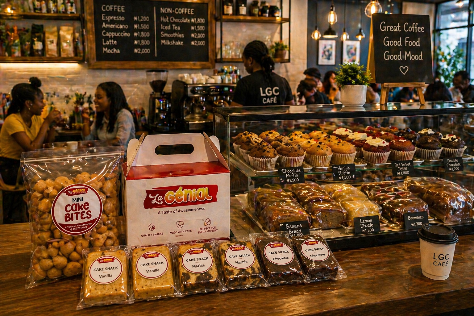 Cafe display